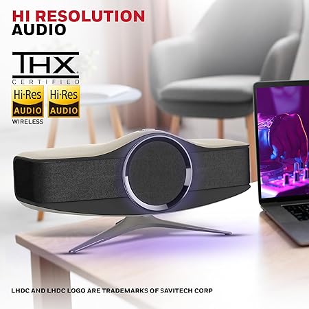 Honeywell New Launched Aviator Hi-Fi Speaker, 240W, 1MBPS+ Audio codec, TypeC & Lightning Dongle, Ambient Light, Deep Bass, Bluetooth V5.3-30m, 5 Amplification Channel, 3 Independent Sound Cavities (SD)