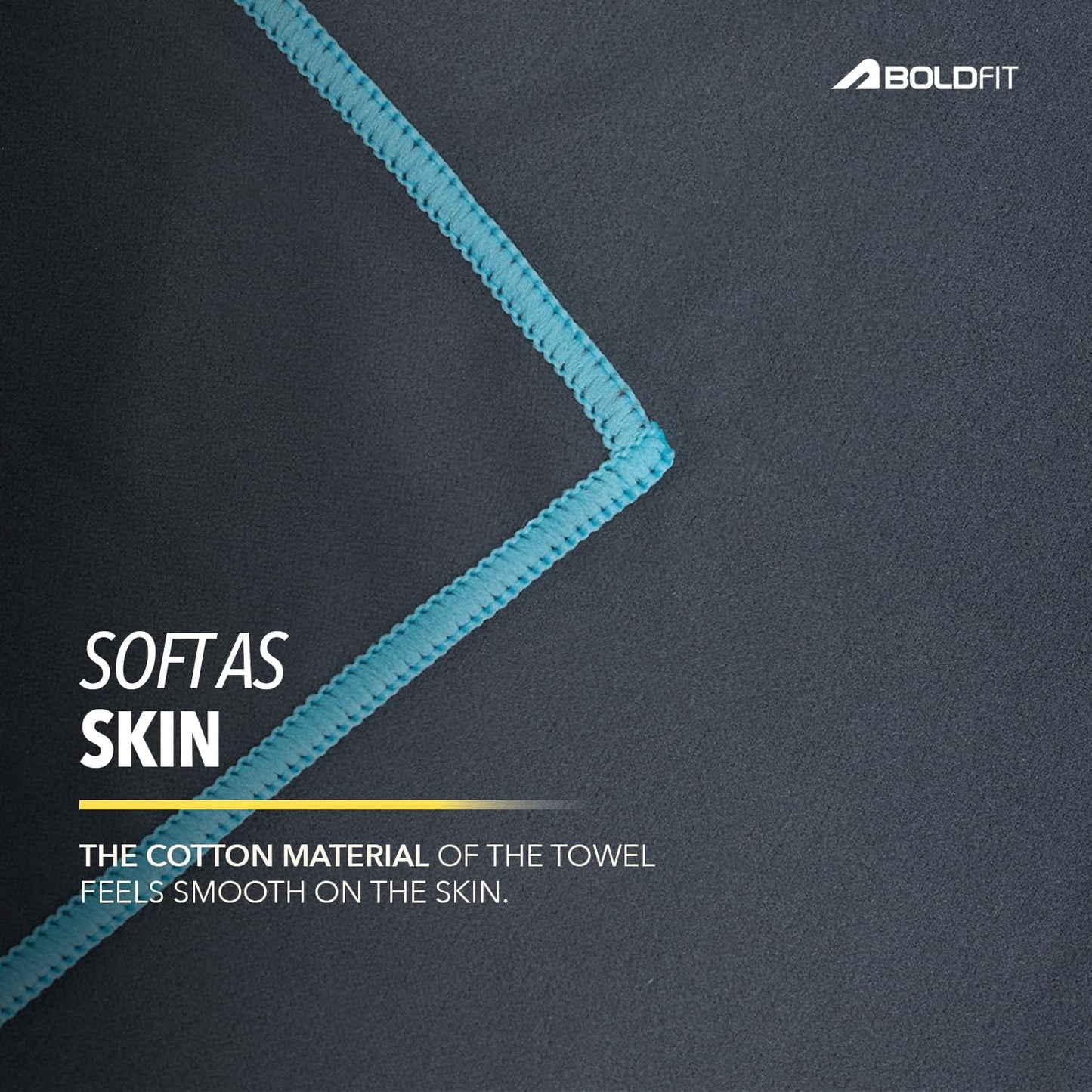 Boldfit Microfiber Gym Towel for Men & Women Ultra Soft for Face Thin Quick Drying Lightweight Towel for Gym, Spa, Swimming, Sweat Absorbent for Men & Women Ultra Super Soft Lightweight Quick Drying (ASL)