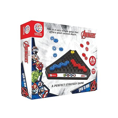 Ratna's Spin to Win Avengers a Perfect Strategy Game for Kids 6+ Years