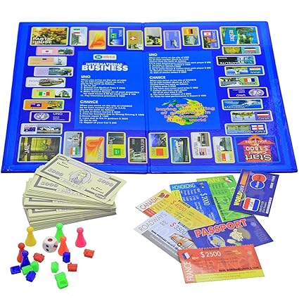 EKTA Plastic and Paper International Business Family Board Game (Multicolour),for-All Ages, Big Kid