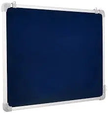DIGISMART® 1 X 1.5 feet Premium Material Notice Pin-up Board/Pin-up Board/Soft Board/Bulletin Board/Pin-up Display Board for Office, Home & School uses, (Blue, Pack of 1) - Image #1