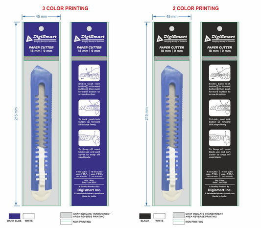 DIGISMART* Sticker and Paper Cutter 18 mm Big