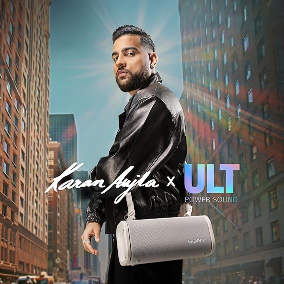 Sony New Launch ULT Field 5 Bluetooth Wireless Speaker with Massive Bass|360° Party Light|25hrs Playtime|IP67|Shoulder Strap|Quick Charge|Built in Powerbank|Party Connect(SRS-ULT50)-Black