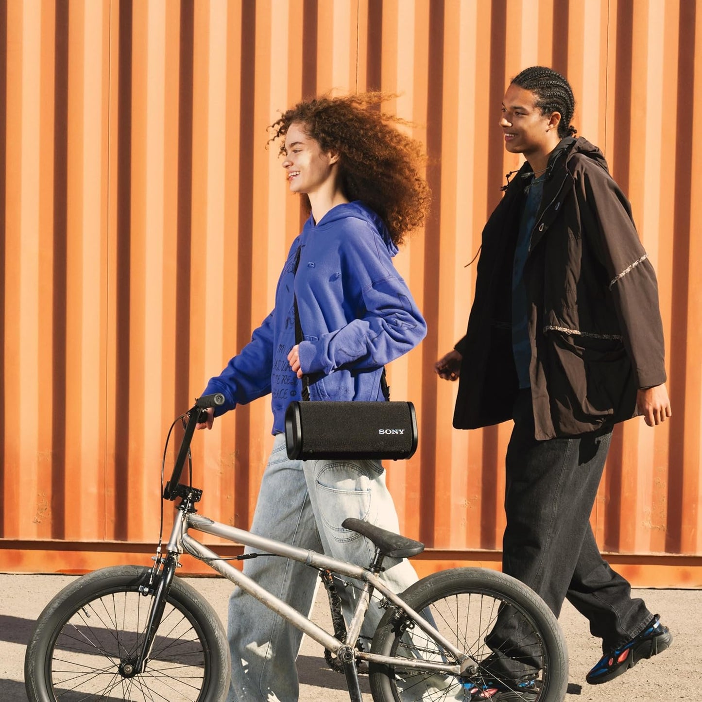 Sony New Launch ULT Field 5 Bluetooth Wireless Speaker with Massive Bass|360° Party Light|25hrs Playtime|IP67|Shoulder Strap|Quick Charge|Built in Powerbank|Party Connect(SRS-ULT50)-Black