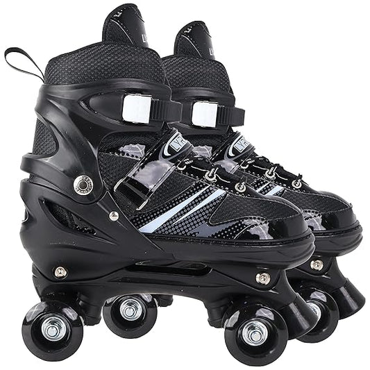 Lyrovo Derby Unisex Child Roller Skates Shoes with Break  (ASL)