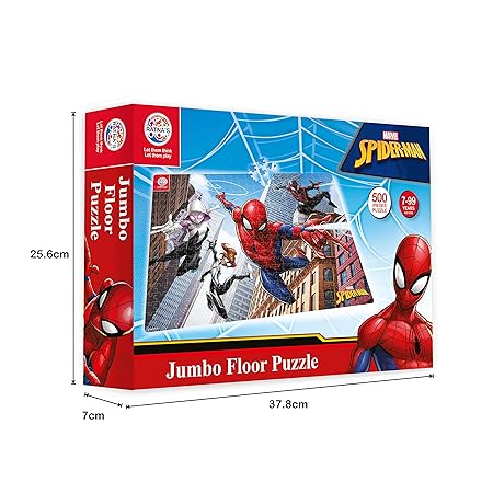 Ratna's Marvel Spiderman 500 Pieces Jumbo Floor Jigsaw Puzzle (Size: 98 cm x 67 cm)