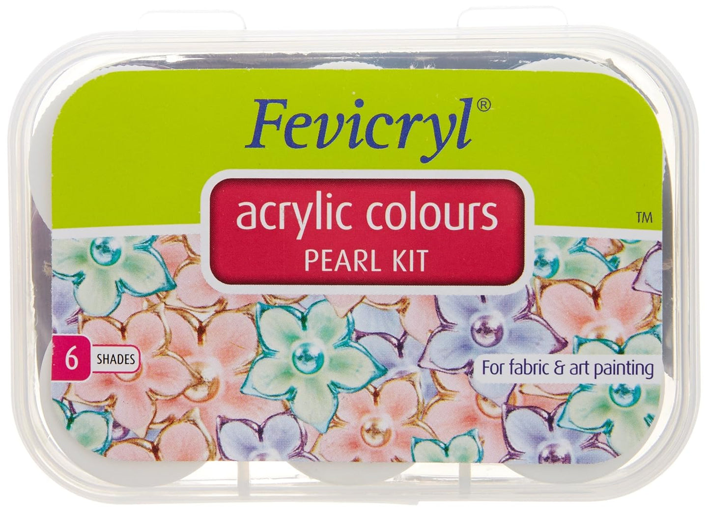 Fevicryl Acrylic Colors, Pearl Kit 60ML