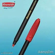 Reynolds AEROSLIM BP 5 CT POUCH - BLUE | Ball Point Pen Set With Comfortable Grip | Pens For Writing | School and Office Stationery | Pens For Students | 0.7mm Tip - Image #6