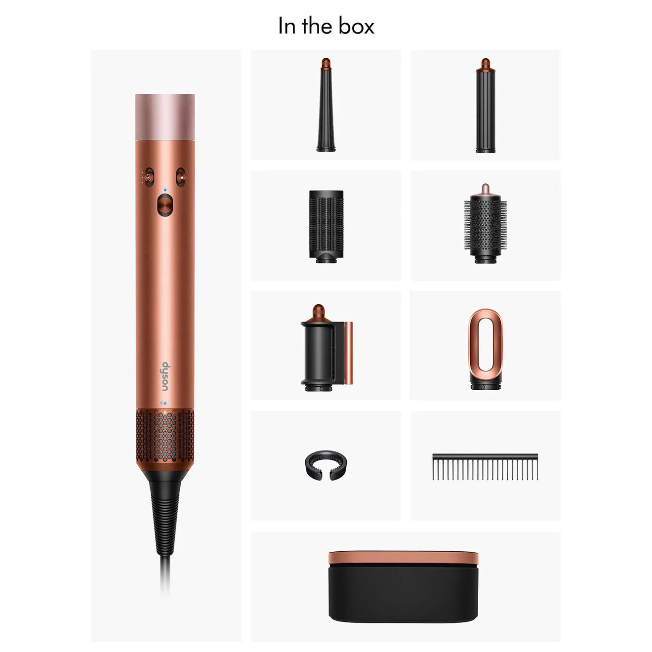 Dyson Airwrap 6-In-1 Multi-Styler ()| Styles Without Heat Damage| 7 Styling Settings|3 Speed & 3 Heat Settings|Cold Shot| Enhanced Coanda Airflow| 1300 Watts