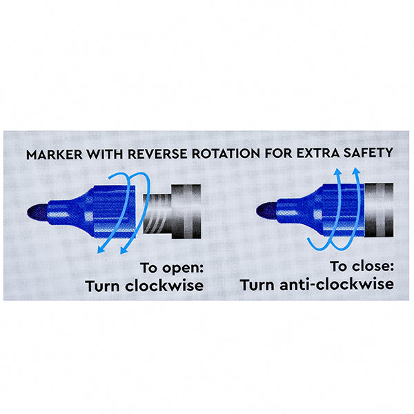 Doms Refilo Non-Toxic Hi-Tech Refillable Permanent Marker Pen