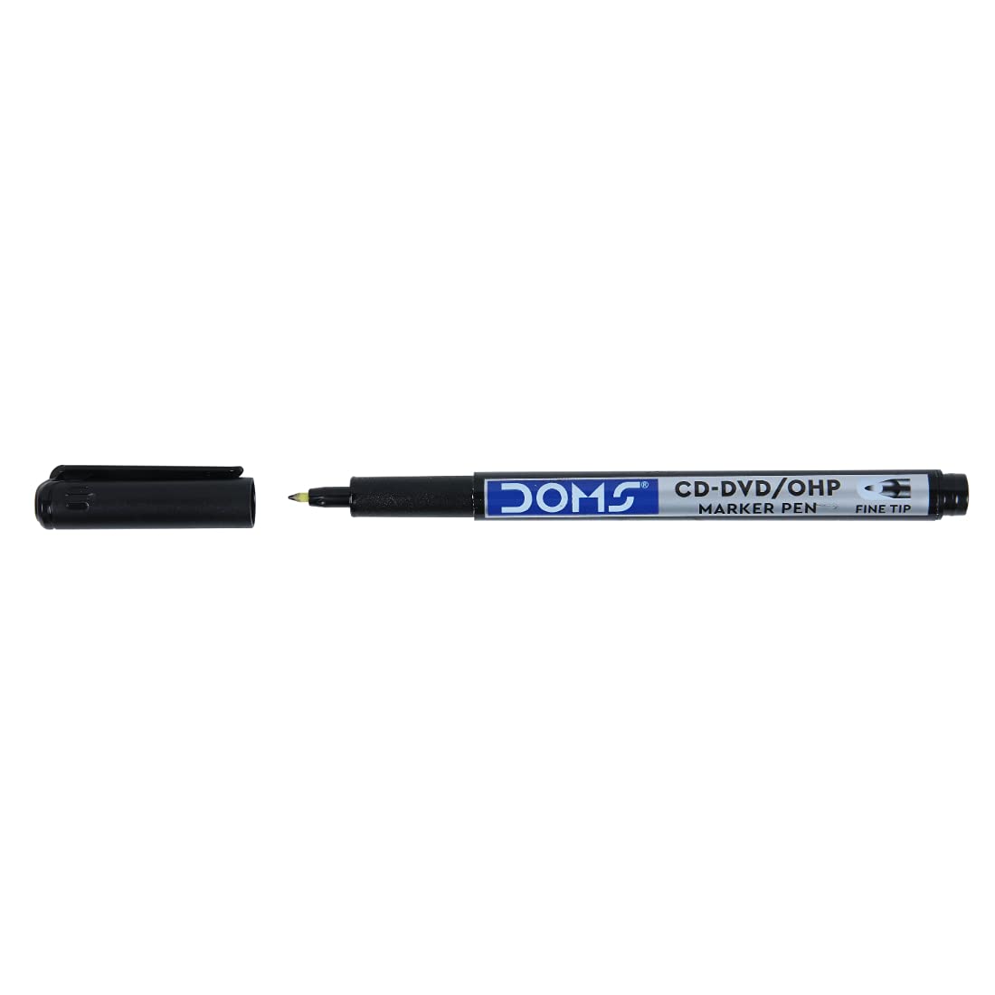 Doms Non-Toxic CD-DVD/OHP Marker Pen ( SET OF 10 PCS)