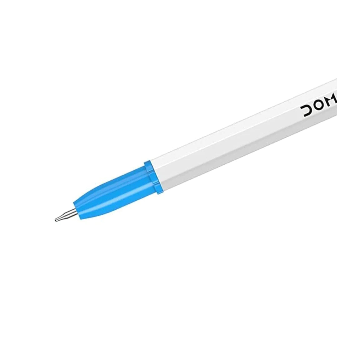 Doms Proxima Ball Pen Jar Pack | Fine Tip Ball Pen | Smooth Writing with Comfortable Grip | Lightweight & Simple Body Design | (Blue, Black Ink, 50 Pens Pack of 1 Box)