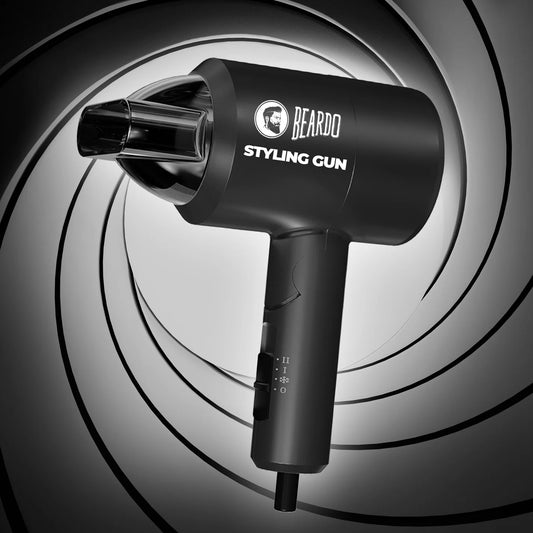 BEARDO Styling Gun Ultra Compact Hair Dryer | 1100 Watts Foldable Hair Dryer For Men Hair Dryer