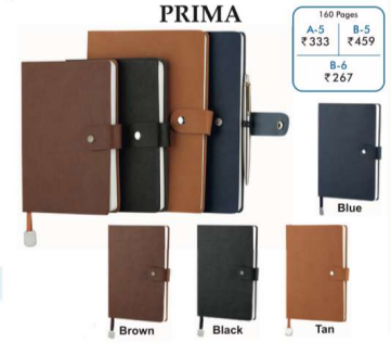 Digismart Prima-A5 160 Pages Notebook Diary Non Dated 6 by 8.5 inch  Note Book or Journal for Office and Personal use, Think Different