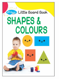 My First Little Board Book Of Shapes & Colours | Book For Children | English, Hardcover, Kamal