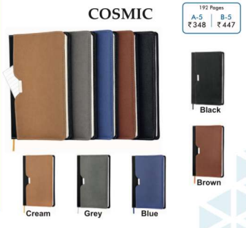 Digismart Cosmic-A5 192 Pages Notebook Diary Non Dated 6 by 8.5 inch  Note Book or Journal for Office and Personal use, Think Different