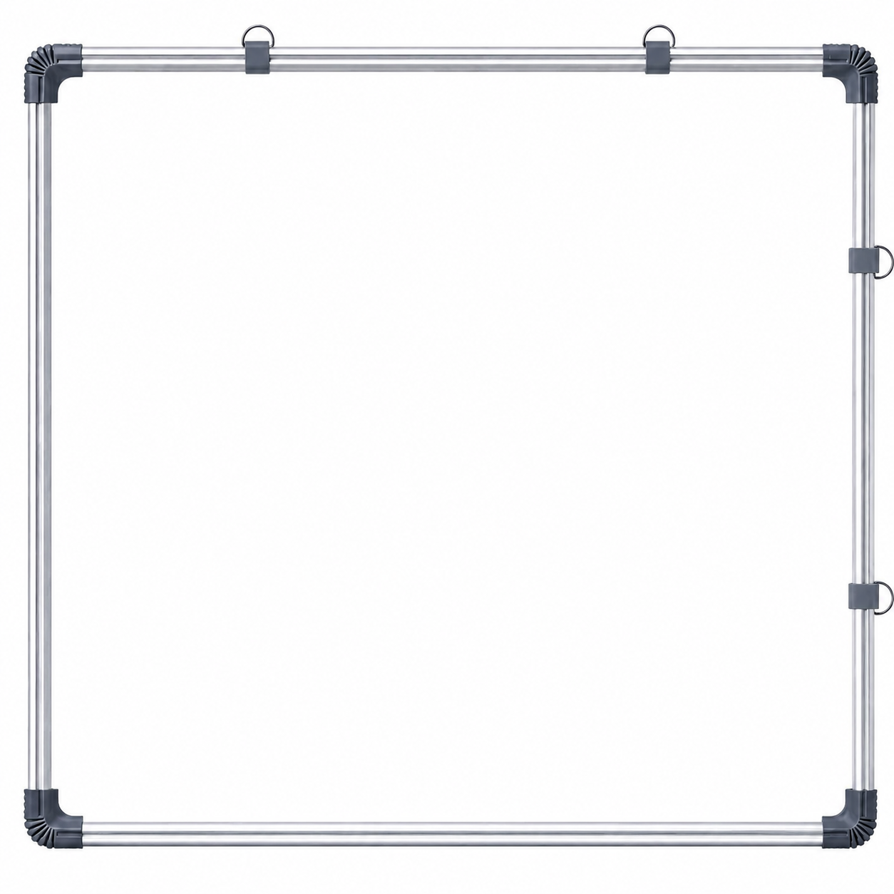 Digismart Nova Channel Single-Sided White Board | Aluminium Frame | Smooth Writing Surface for Office, School & Classroom