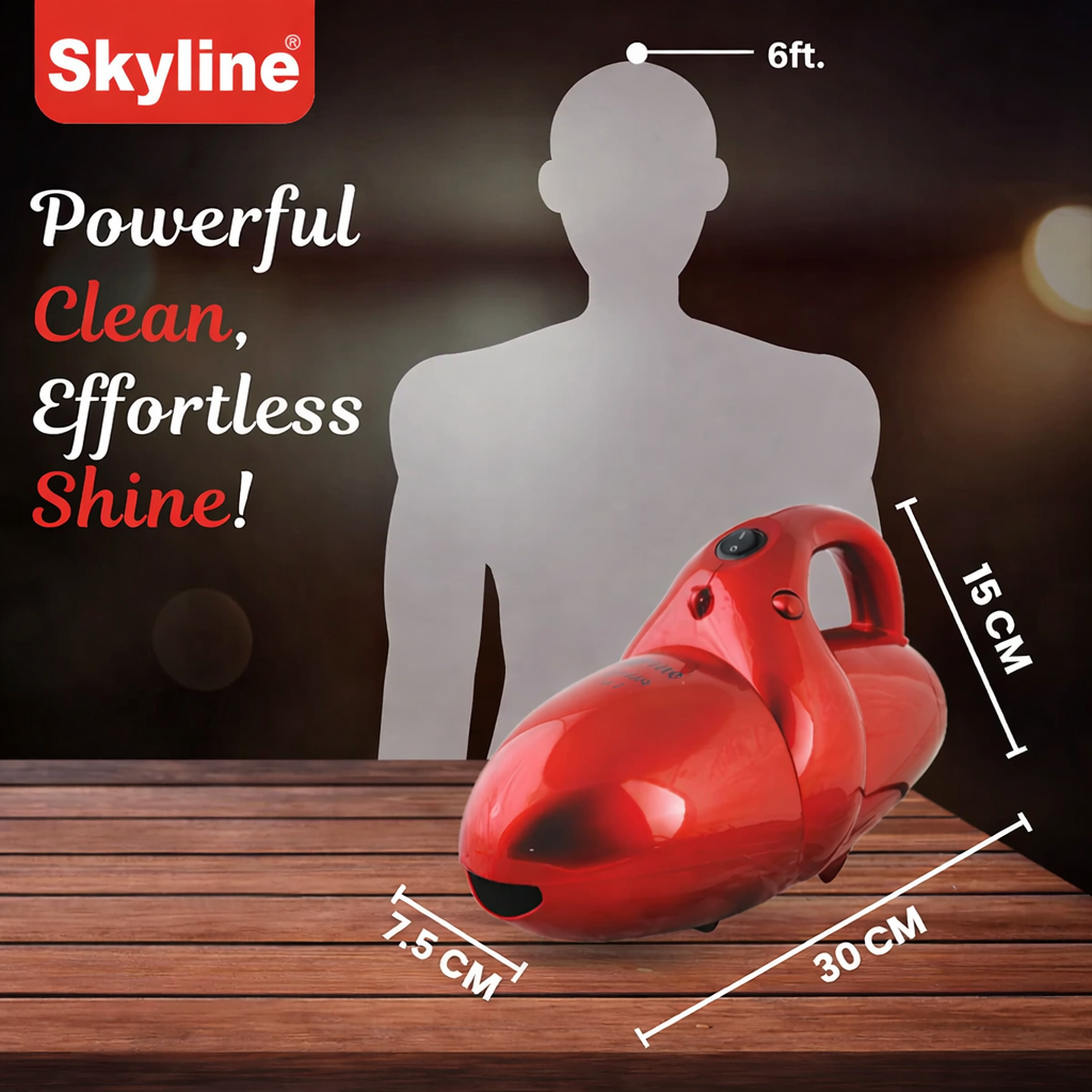 Skyline 1000W Vacuum Cleaner with Suction & Blow Function | Powerful Cleaning for Home & Office VI-1010