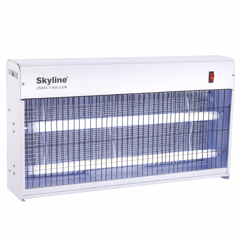 Skyline Insect Killer 40W with Dual 20W Tubes – 2ft Wide Coverage Bug Zapper VTL-8002