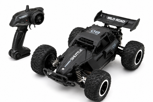 SCOFFCO 3699-087 1:16 Scale 2.4GHz High-Speed RC Off-Road Buggy | 20 KM/H Remote Control Car with 5-Channel Control, Independent Suspension & Rechargeable Battery | Monster Truck for Kids 6+ Years (TZM)