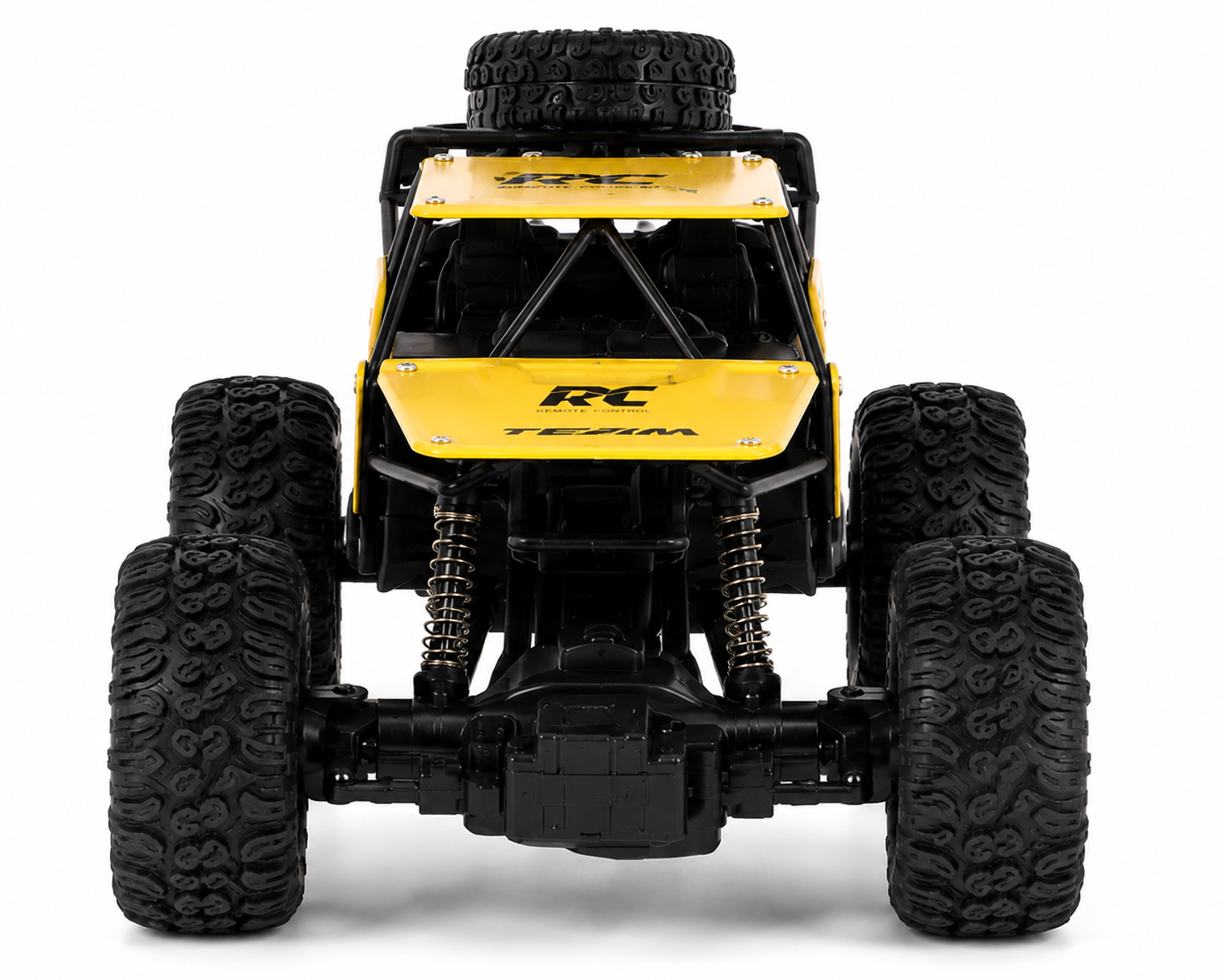 SCOFFCO 8211 1:18 RC Rock Crawler Off-Road Car | Die-Cast Metal Remote Control Climbing Truck with Oversized Tires, Independent Suspension & Rechargeable Battery | All-Terrain Toy for Kids Boys & Girls (6+ Years) (TZM)