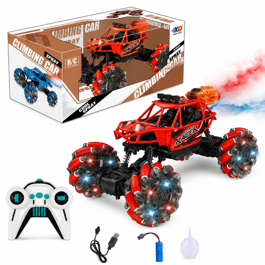 SCOFFCO OS1019 Remote Control Stunt Car | 2.4GHz RC Off-Road Monster Truck | Rechargeable All-Terrain High-Speed Vehicle | Gift for Kids Boys & Girls (TZM)