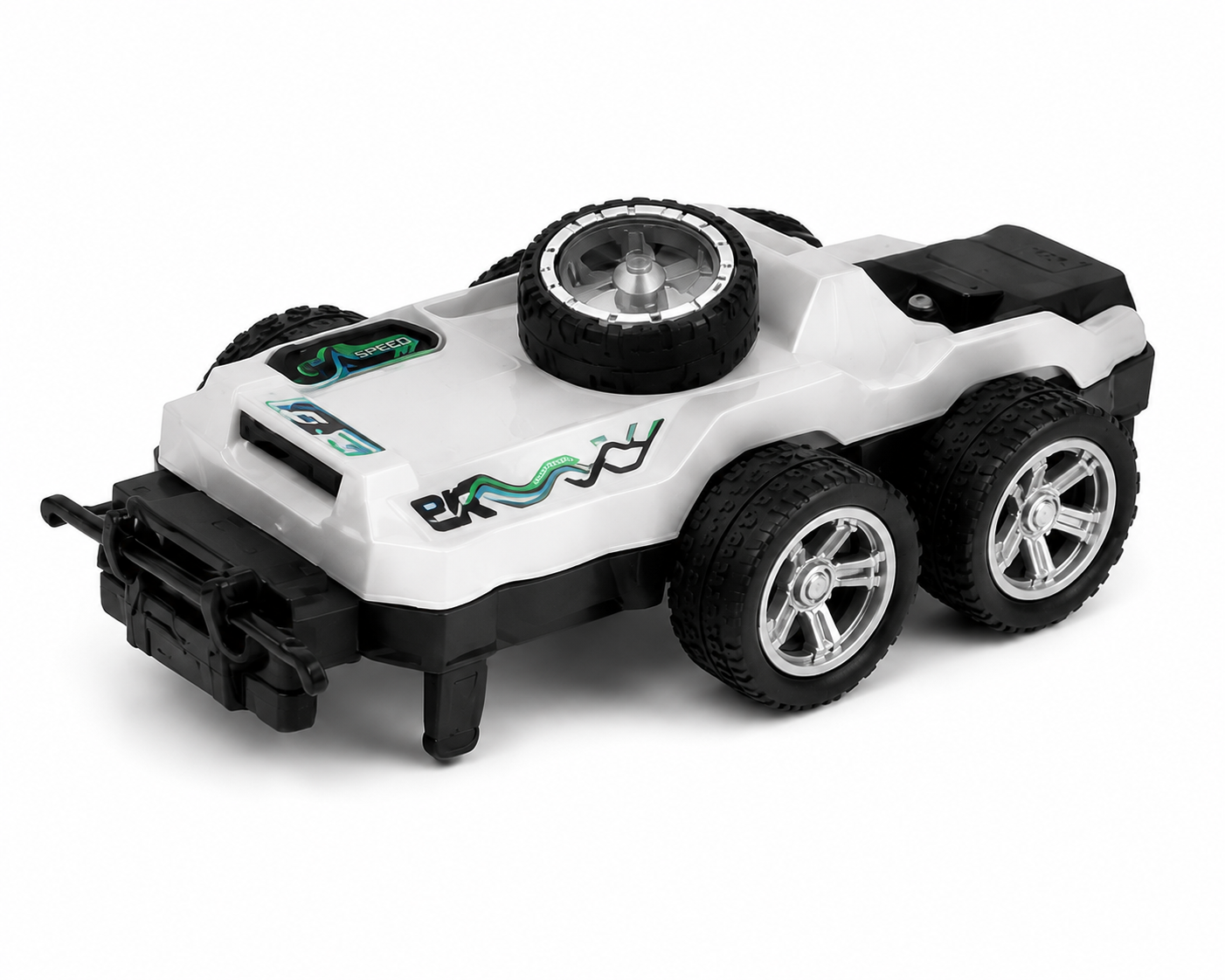 SCOFFCO 9624-11A 2-in-1 RC Racing Car Set | Remote Control Off-Road Buggy & Monster Truck with 2.4GHz Controller, High-Speed Performance & Rechargeable Battery | Toy for Kids Boys & Girls (6+ Years) (TZM)
