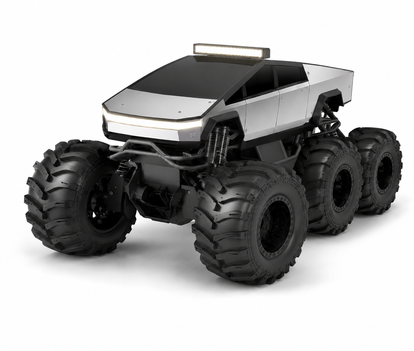 SCOFFCO HB-P14A11 8-Wheel Amphibious RC Stunt Car | 2.4GHz Remote Control Off-Road Monster Truck | All-Terrain Waterproof Climbing Vehicle for Kids & Adults | Rechargeable Battery (TZM)
