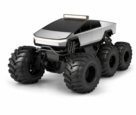SCOFFCO HB-P14A11 8-Wheel Amphibious RC Stunt Car | 2.4GHz Remote Control Off-Road Monster Truck | All-Terrain Waterproof Climbing Vehicle for Kids & Adults | Rechargeable Battery (TZM)