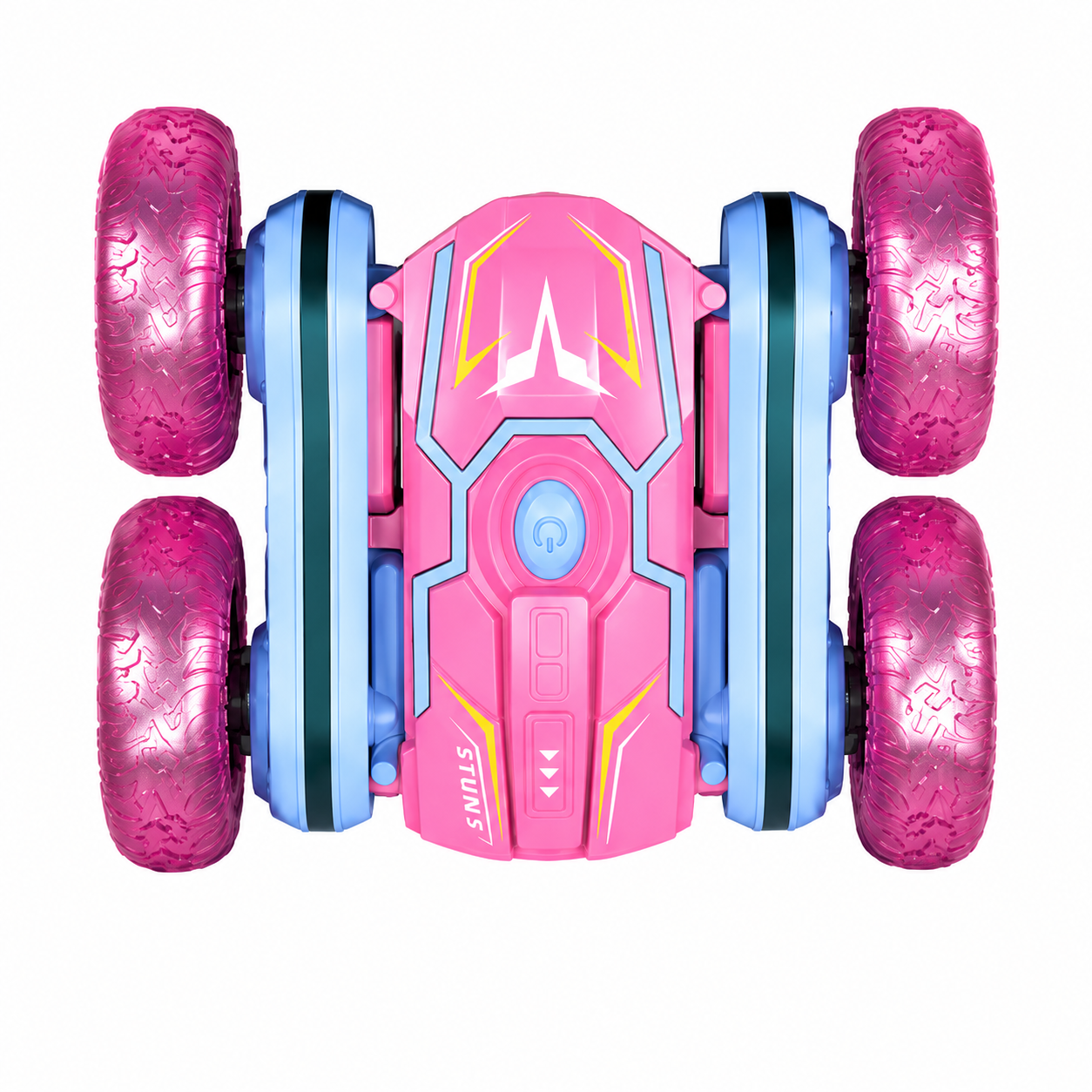 SCOFFCO OS1486 RC Stunt Car | 2.4GHz Remote Control 360° Rotating Drift Car | Rechargeable LED Double-Sided All-Terrain Vehicle | Gift for Kids Boys & Girls (TZM)