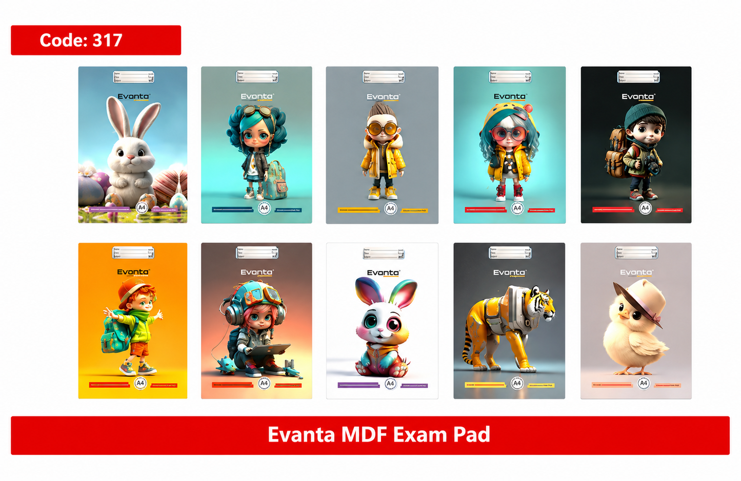 AJANTA MDF EXAM BOARD 317 14X10