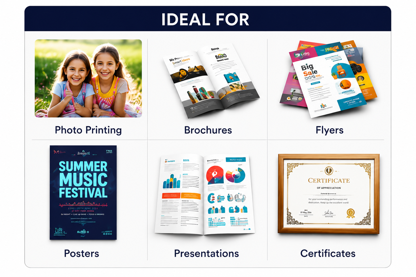 DESMAT High Gloss Inkjet Photo Paper A3 Size 130 GSM | 50 Sheets | Premium Glossy Photo Printing Paper