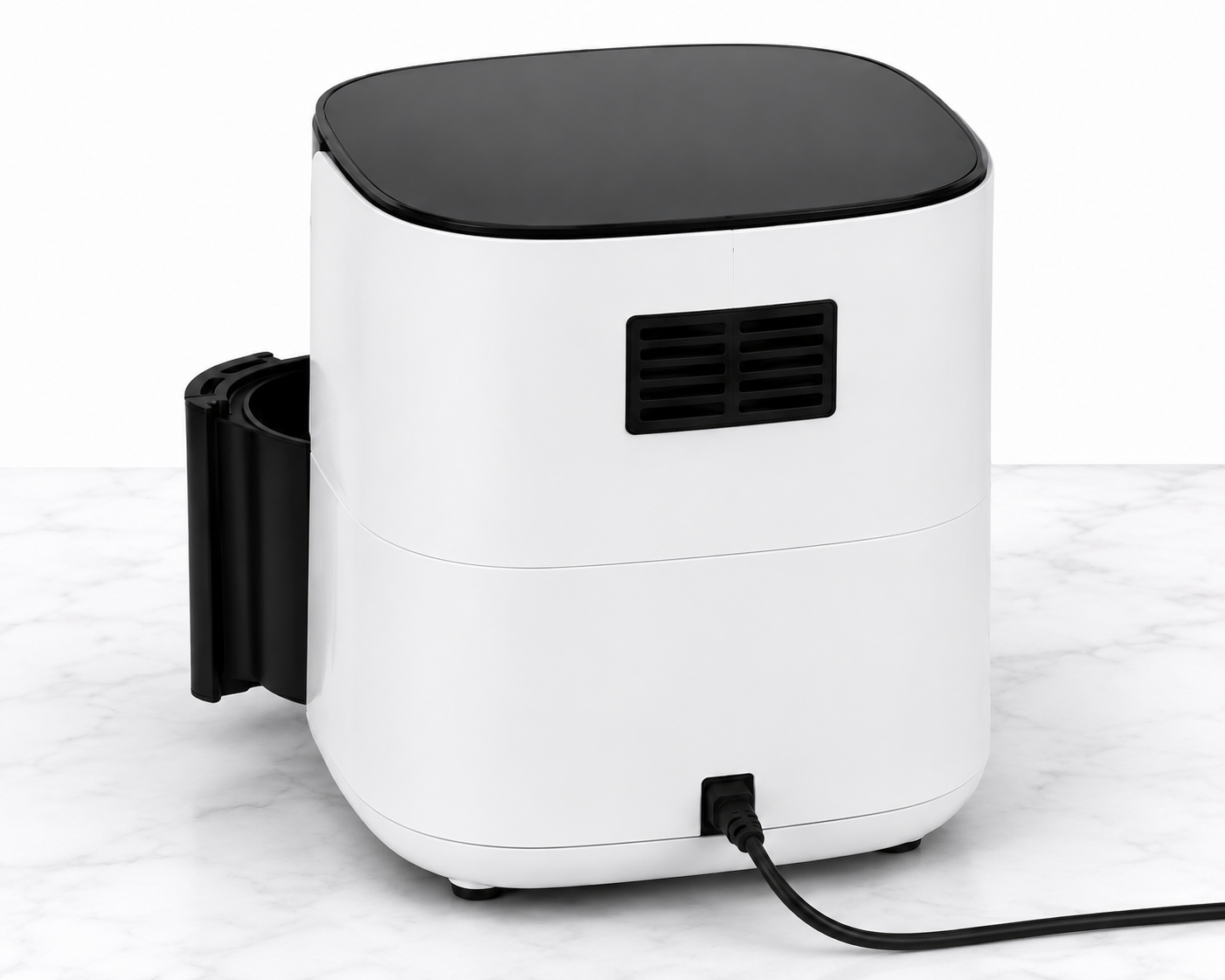 HOUSEHOLD FAB Digital Air Fryer 4.5L | 1400W Rapid Air Technology | Touch Control Panel | Adjustable Temperature & Timer | Oil-Free Healthy Cooking | Non-Stick Fry Basket | Black