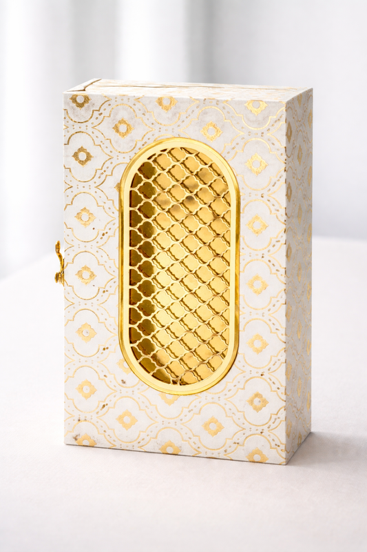 SCOFFCO Premium Gaddi Box Luxury Laser Gold Design