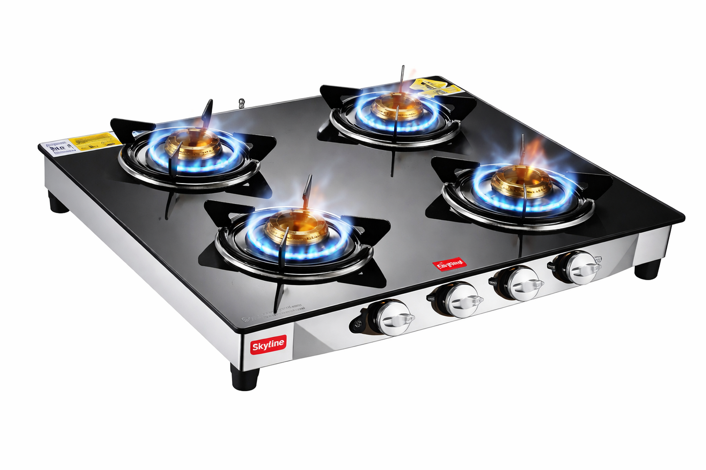 SKYLINE Smart Kitchen Cooking with Premium 4-Burner Gas Stove VTL1414