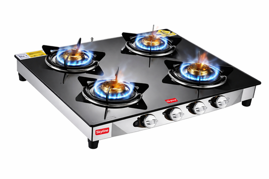 SKYLINE Smart Kitchen Cooking with Premium 4-Burner Gas Stove VTL1414