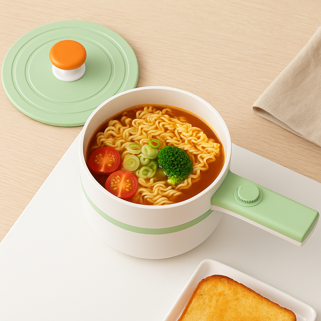 SKYLINE Multifunction Electric Pan with Steamer Attachment VTL-2060