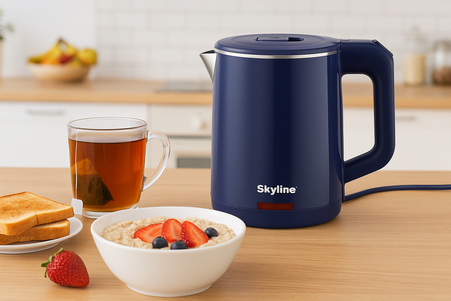 SKYLINE Double Wall Electric Kettle (1 Ltr.) VTL-5015
