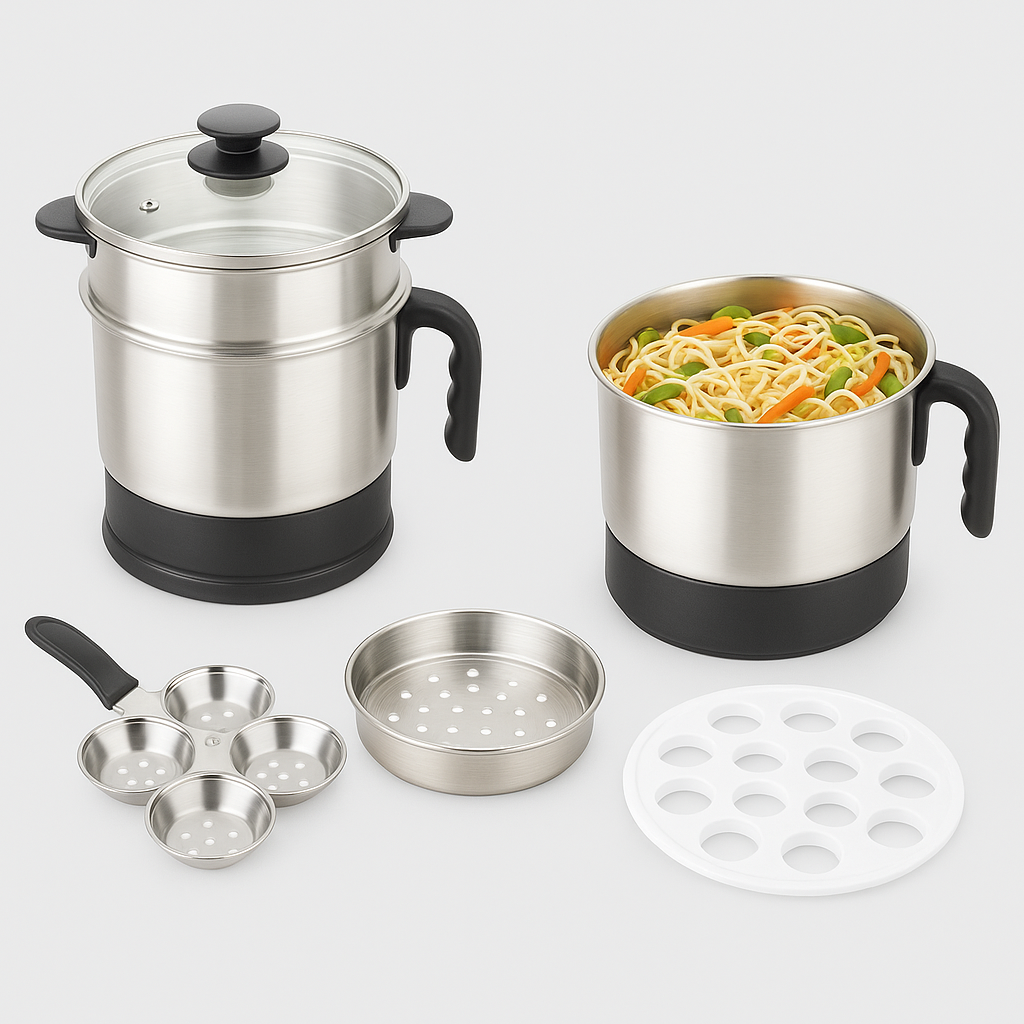 SKYLINE Momos, IdIi & Noodle Maker (1.7 Ltr.) VTL-7071