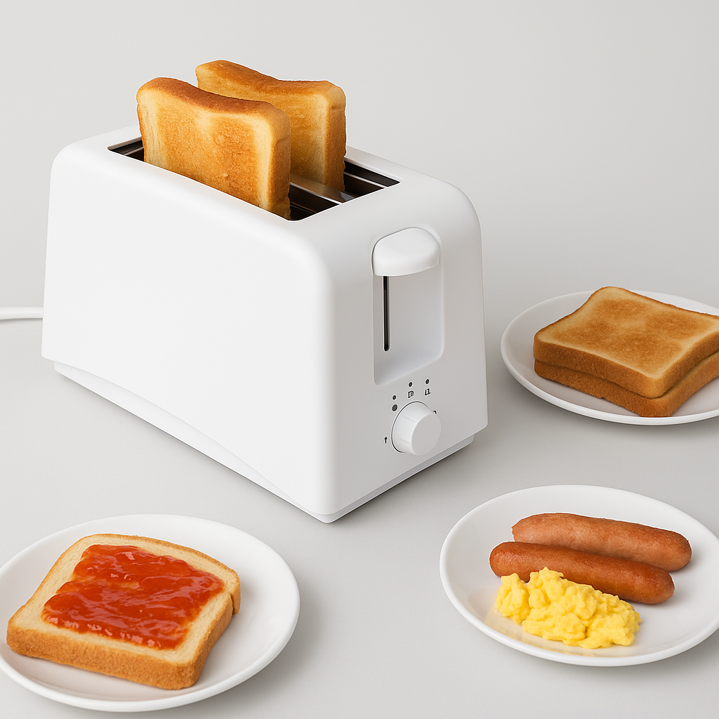 SKYLINE 4 Slice Pop-up Toaster VTL-5024