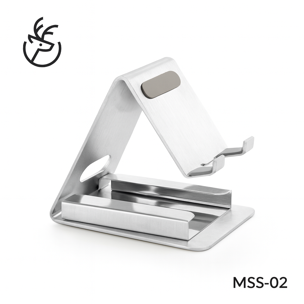 AJANTA 962 MOBILE STAND AND PAPER DISH SS