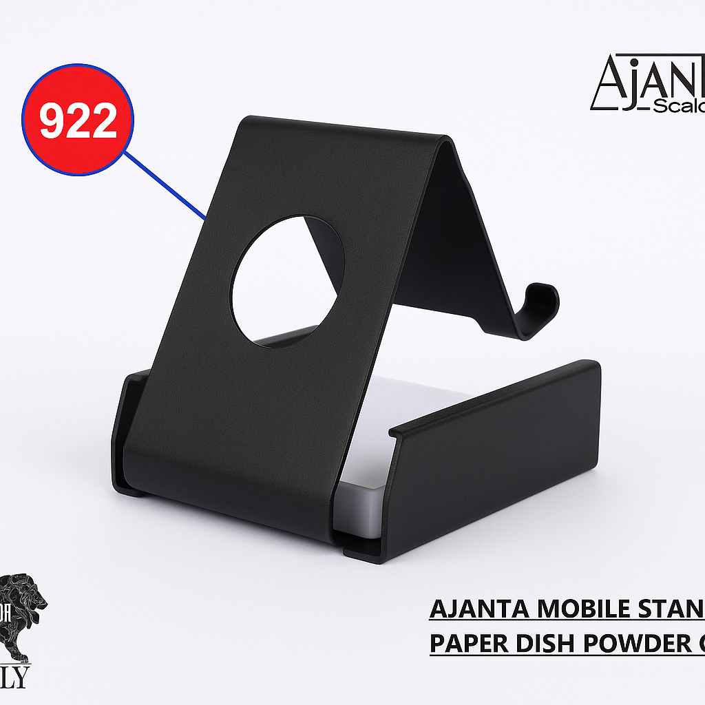 AJANTA 922 MOBILE STAND AND PAPER DISH SS