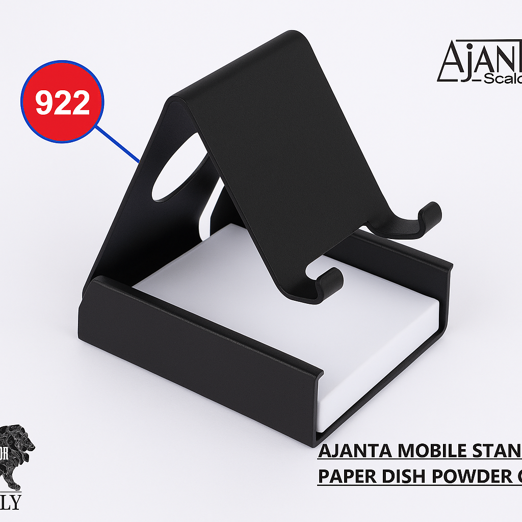 AJANTA 922 MOBILE STAND AND PAPER DISH SS