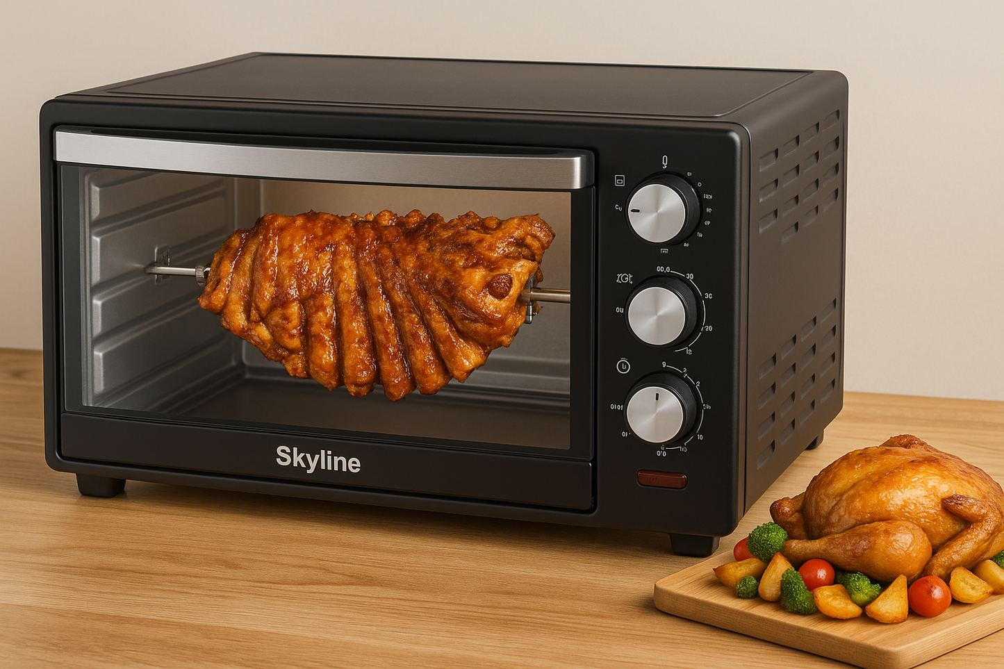 SKYLINE Oven Toaster Griller with Rotisserie & Convection VTL-7068
