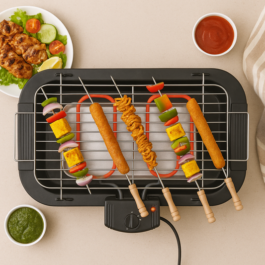 SKYLINE Electric BBQ with 5 Skews VTL-4545