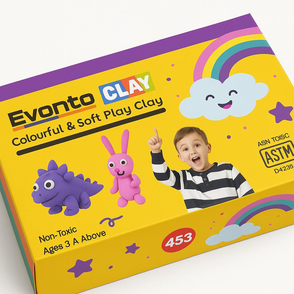 407 EVANTA PLAY DOUGH CLAY (PASTEL) 500g