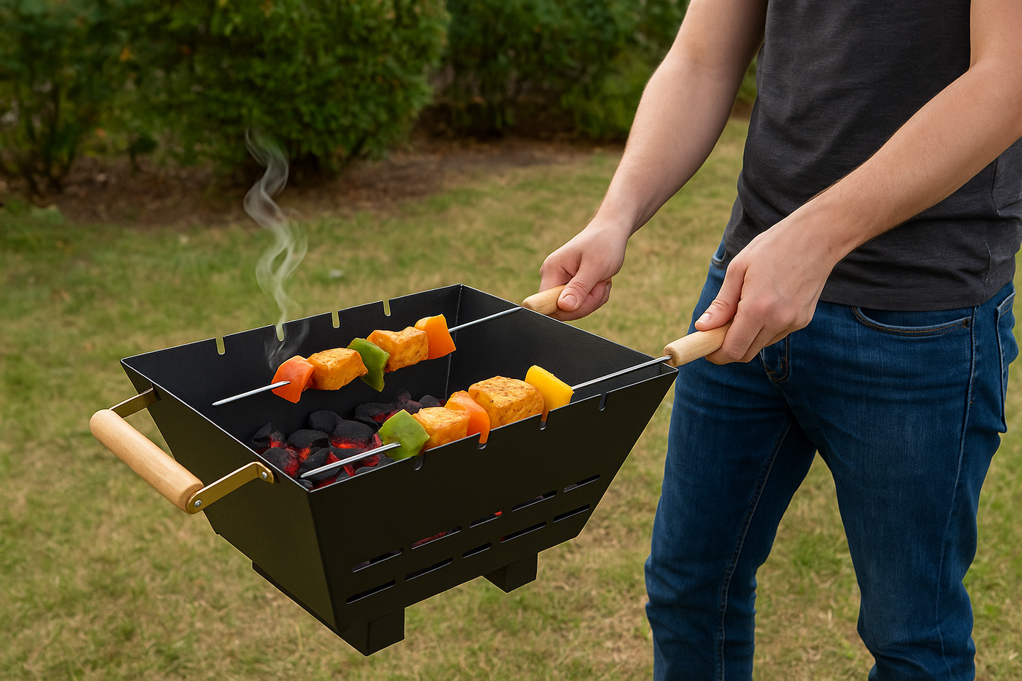 SKYLINE Charcoal Barbecue with 4 Skews VTL-4500
