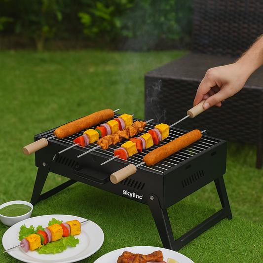 SKYLINE Charcoal Barbecue Foldable with 5 Skews VTL-4700