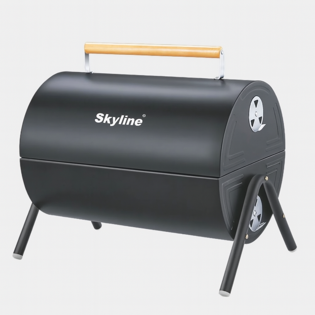 SKYLINE Charcoal Barbecue Barrel with 10 Skews VTL-4900
