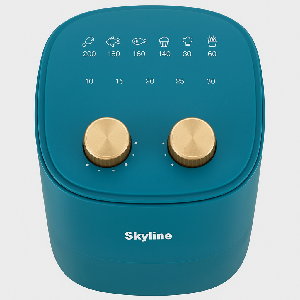 SKYLINE Manual Air Fryer  3.2 Ltr. (Double Basket)  VTL-5115